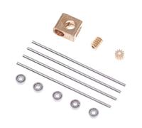 Mecanismo de reducción de 12 tiempos, caja de transmisión de 90°, turbinas de 0,2 m, engranaje helicoidal para aplicaciones de modelos artesanales, caja de transmisión de coche