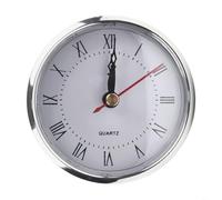 Mecanismo de reloj de cuarzo con doble número, compatible con caras redondas de reloj de 2 8 pulgadas de diámetro, incluye junta de goma para un posicionamiento seguro (romano)