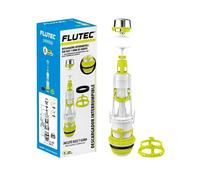 Mecanismo Descarga Universal para Cisterna Inodoro Interrumpible con Base y Goma de Asiento Silencioso Ahorro de Agua Compatible con Roca Facil Instalacion 5 Años de Garantia FLUTEC FLUVIA