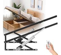 Mecanismo eléctrico de elevación de cama con control remoto, capacidad de carga de 600 kg, bisagra de soporte de tapa para caja de almacenamiento y bases de diván con muelles