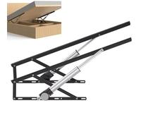 Mecanismo eléctrico de elevación de cama con control remoto, elevadores de acero resistente para un mejor almacenamiento y bases de diván con muelles, soporta hasta 600 kg