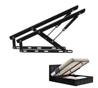 Mecanismo Elevador para Cama con almacenaje, bisagra elevadora para sofá, Juego de resortes de Gas Negros para sofá Cama, Mecanismo neumático, mecanismos hidráulicos