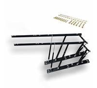 Mecanismo Elevador para Camas con Almacenamiento, Mecanismo Elevador de Equilibrio para Camas, Kit de 2 mecanismos elevadores con Resorte de Gas para Camas, Soporte Elevador hidráulico para