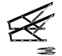 Mecanismo hidráulico de elevación de cama, 1 par de varillas de soporte para levantar colchón o marco de cama, ideal para divisor de almacenamiento