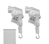 Mecanismo Inclinador de Varilla | 2 Piezas Perfil Bajo Forma Hexagonal - Accesorio para Mantenimiento de Ventanas en Hogares Hoteles Apartamentos Bibliotecas