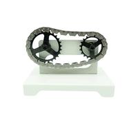 Mecanismo profesional de transmisión de cadena por correa, modelo educativo, diseño de montaje libre para instrucción de física mejorada, modelo de demostración en el aula