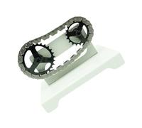 Mecanismo profesional de transmisión de cadena por correa, modelo educativo, diseño de montaje libre para instrucción de física mejorada, modelo de demostración en el aula