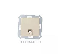 Mecanismo Simon 75 toma teléfono con 4 conexiones marfil - 75480-31