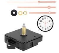Mecanismos de Movimiento de Relojes Silencioso, 24mm Mecanismo Reloj de Pared, para Reparaciones y Proyectos de Bricolaje, Fáciles de Instalar, Apto para Casa, Oficina, Escuela y Tienda (Oro rosa)