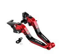 Mecanizado CNC Para NMAX 155 2015-2024 Motocicleta Maneta De Freno Y Embrague Plegable Y Extensible Con Freno De Estacionamiento Manetas de freno y embrague extensibles ajustables(D)