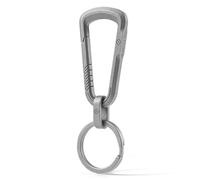 MecArmy CH16 Llavero mosquetón de titanio con cierre rápido con llavero, EDC mosquetón desmontable para llaves, mochila, exterior, viajes, vida cotidiana, llave de coche