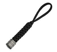 MecArmy FFT Cuentas de Titanio EDC - Beads Multiusos para Paracord, Llavero, Linterna o Herramientas, Diseño Robusto y Ligero para Nudos, Camping y Uso Diario (C - Textura rayada)