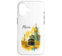 Mecca Makkah Arabia Saudita Classic Everyday Travel Carcasa para iPhone 16