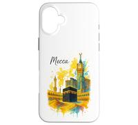 Mecca Makkah Arabia Saudita Classic Everyday Travel Carcasa para iPhone 16 Plus