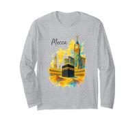 Mecca Makkah Arabia Saudita Classic Everyday Travel Manga Larga