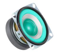 MECCANIXITY 4 altavoces pequeños de 5 W y 3 ohmios con carcasa de metal, cuadrados, micro imanes externos para mini altavoces, DVD, EVD, multimedia, móvil, portátil, máquina de publicidad, 45 mm