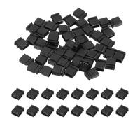 MECCANIXITY 50 tapas de puente de 1,27 mm, derivaciones de tapa de puente de placa de circuito estándar, bloques de pines de conexión corta, pin de encabezado superior cerrado para placa base