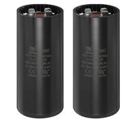 MECCANIXITY Condensador CD60 829-995 UF/Mfd, 125 VCA CD60 Condensador de arranque de motor para ventilador eléctrico Bomba de pozo de arranque (negro, paquete de 2)
