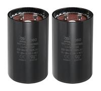 MECCANIXITY Condensador CD60 829-995 UF/Mfd, 250 VCA CD60 Condensador de arranque de motor para ventilador eléctrico, bomba de pozo de arranque (negro, paquete de 2)
