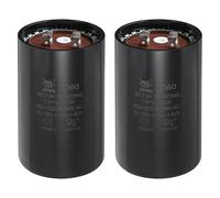 MECCANIXITY Condensador CD60 850-1020 UF/Mfd, 250 VCA CD60 Condensador de arranque de motor para ventilador eléctrico, bomba de pozo de arranque (negro, paquete de 2)