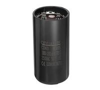 MECCANIXITY Condensador de funcionamiento del motor CD60, 1000-1200uf/MFD AC250V, condensador de arranque de funcionamiento 50-60Hz universal para motor eléctrico, negro, 53 x 110 mm