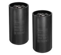 MECCANIXITY Condensador de funcionamiento del motor CD60, 540-648uf/MFD AC250V, condensador de arranque de funcionamiento 50-60Hz universal para motor eléctrico, negro, 53 x 110 mm, paquete de 2