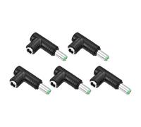 MECCANIXITY DC5525 - Adaptador de conector convertidor de potencia de salida macho DC6330 de 30 V 240 W máx. 240 W, 5,5 x 2,5 mm, conector hembra a macho de 6,3 x 3,0 mm, para laptop, 5 unidades