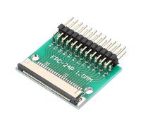 MECCANIXITY FFC - Placa de conector FPC de 24 pines, enchufe de 1 mm a 2,54 mm, doble fila de pines doblados, adaptador extraíble, placa convertidora PCB para TV LCD, cámara digital, portátil