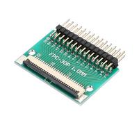 MECCANIXITY FFC - Placa de conector FPC de 28 pines, enchufe de 1 mm a 2,54 mm, doble fila de pines doblados, adaptador abatible, placa convertidora PCB para LCD TV, cámara digital y portátil