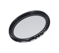 MECCANIXITY Filtro de lente ND2-400 de densidad neutra variable de 58 mm, filtro circular ND de escala de grises para lente de fotografía de cámara