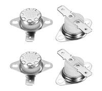 MECCANIXITY Paquete de 4 termostatos KSD301 de 60 °C/60.0 °C, 16 A, normalmente abierto, interruptor de temperatura de disco a presión, interruptor de corte térmico para microondas, horno, cafetera