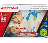 MECCANO 6047097 - Kit de invenciones con Engranajes, con 2 Herramientas y 1 Perforadora Maker Tool - Juego de construcción - Juguete Infantil, a Partir de 10 años de Edad (versión en francés)