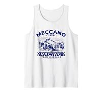 Meccano Club Modelo Coche Racing Team Retro Camiseta sin Mangas