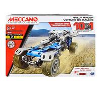 Meccano Erector by, 10 en 1 Rally Racer Modelo Vehículo Kit de construcción para niños de 8 años en adelante, Stem Construcción Educación Juguete