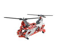 Meccano Helicopter 20 Model Set - juegos de construcción (Vehicle erector set, 8 año(s), 406 pieza(s), Negro, Rojo, Plata, Color blanco, Metal, De plástico, China)