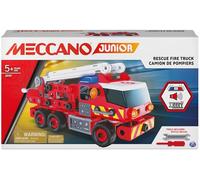 MECCANO Junior - Firetruck - Kit de construcción de Modelo Steam Camion de Bomberos con Luces y Sonidos - 6056415 - Juguetes Niños 5 años +