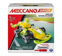 Meccano Junior, Kit de construcción de Modelo Steam de Coche de Carreras, para niños a Partir de 5 años