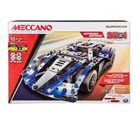 Meccano Meccano-MECCANO-6044495-Meccano Model Set Rennwagen - Konstruktionsspielzeug-Modellbau - Bauen mit Werkzeug 6044495 25-Juguete de construcción con Herramientas, Multicolor (Spin Master