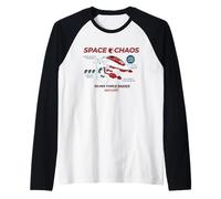 Meccano modela Space Chaos Silver Force Raider Camiseta Manga Raglan