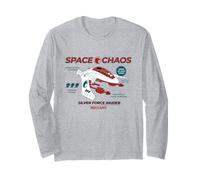 Meccano modela Space Chaos Silver Force Raider Manga Larga