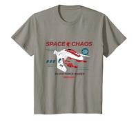 Meccano modela Space Chaos Silver Force Raider para niños Camiseta