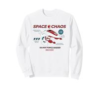 Meccano modela Space Chaos Silver Force Raider Sudadera