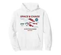 Meccano modela Space Chaos Silver Force Raider Sudadera con Capucha