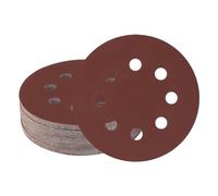 Meccion 125mm Discos de Lija 50 Piezas Grano 1200 Lija Circular con 8 Agujeros Papel de Lija para Lijadora orbital Aleatoria