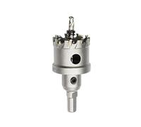 Meccion Broca Cortadora de Agujeros de Metal, Cortador Orificio con Punta de T.C.T Carburo de Tungsteno para Chapa de Acero Inoxidable, Metal, Aleación, Hierro, Madera (30mm)
