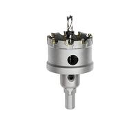 Meccion Broca Cortadora de Agujeros de Metal, Cortador Orificio con Punta de T.C.T Carburo de Tungsteno para Chapa de Acero Inoxidable, Metal, Aleación, Hierro, Madera (48mm)