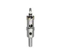 Meccion Broca Cortadora de Agujeros de Metal, Cortador Orificio con Punta de T.C.T Carburo de Tungsteno para Chapa de Acero Inoxidable, Metal, Aleación, Hierro, Madera (20mm)