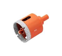 Meccion Broca de Diamante con Fresa Guía, Sierra Perforadoras de Diamante para Azulejos, Porcelana, Vidrio, Mármol, Cerámica (45mm)