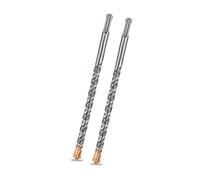 Meccion Broca SDS Plus para Martillo, 12mm x 200mm x 2pcs Professional Brocas Hormigon con 4 Filos de Corte - Para Hacer Agujeros en el Hormigón, Piedra, Granito, Ladrillo, Mampostería