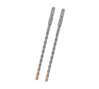 Meccion Broca SDS Plus para Martillo, 8mm x 200mm x 2pcs, Professional Brocas Hormigon con 4 Filos de Corte - Para Hacer Agujeros en el Hormigón, Piedra, Granito, Ladrillo, Mampostería